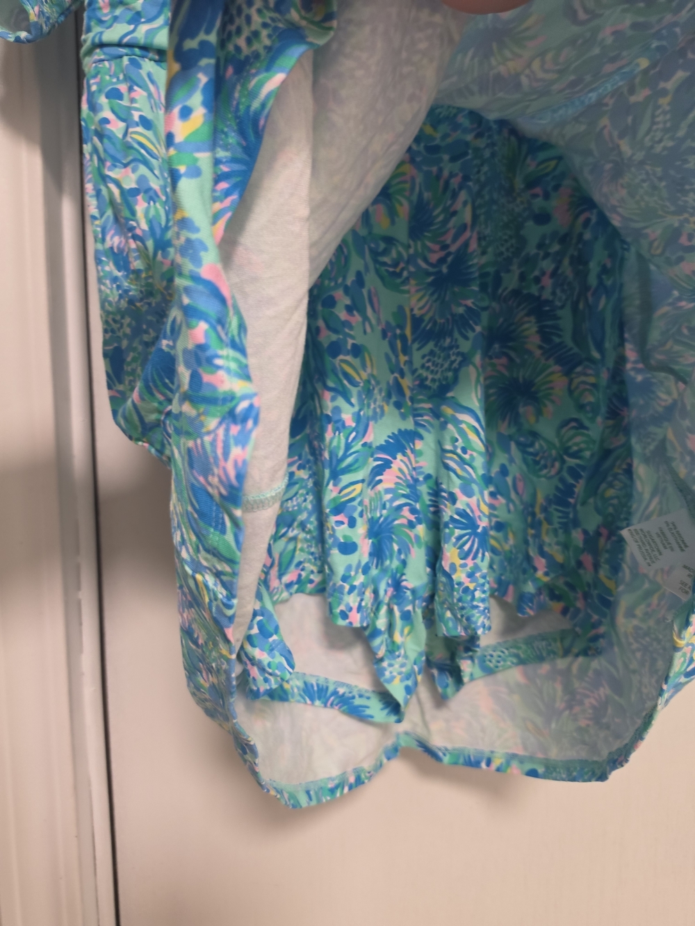 Lilly Pulitzer Parigi Skort Romper Sz L - Picture 8 of 10